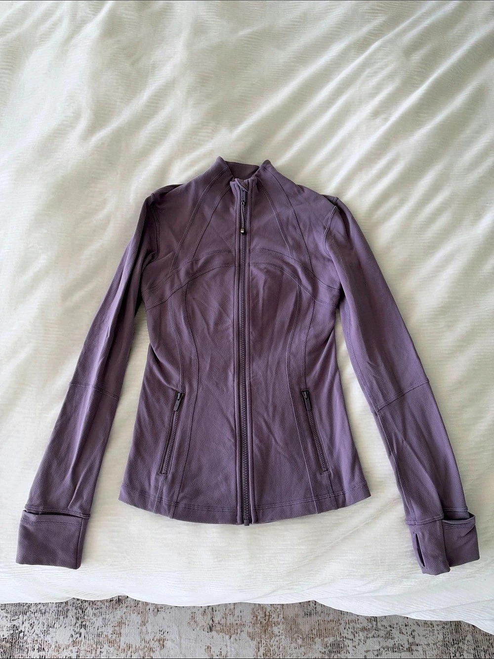 lululemon Define Jacket Women's Leather Jacket Lavender Purple Size 4